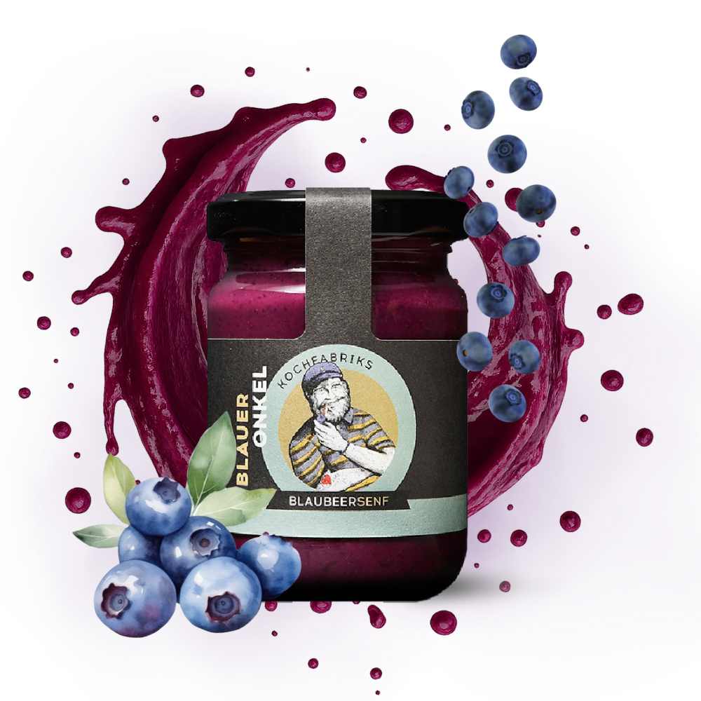 Blaubeer-Senf "Blauer Onkel"