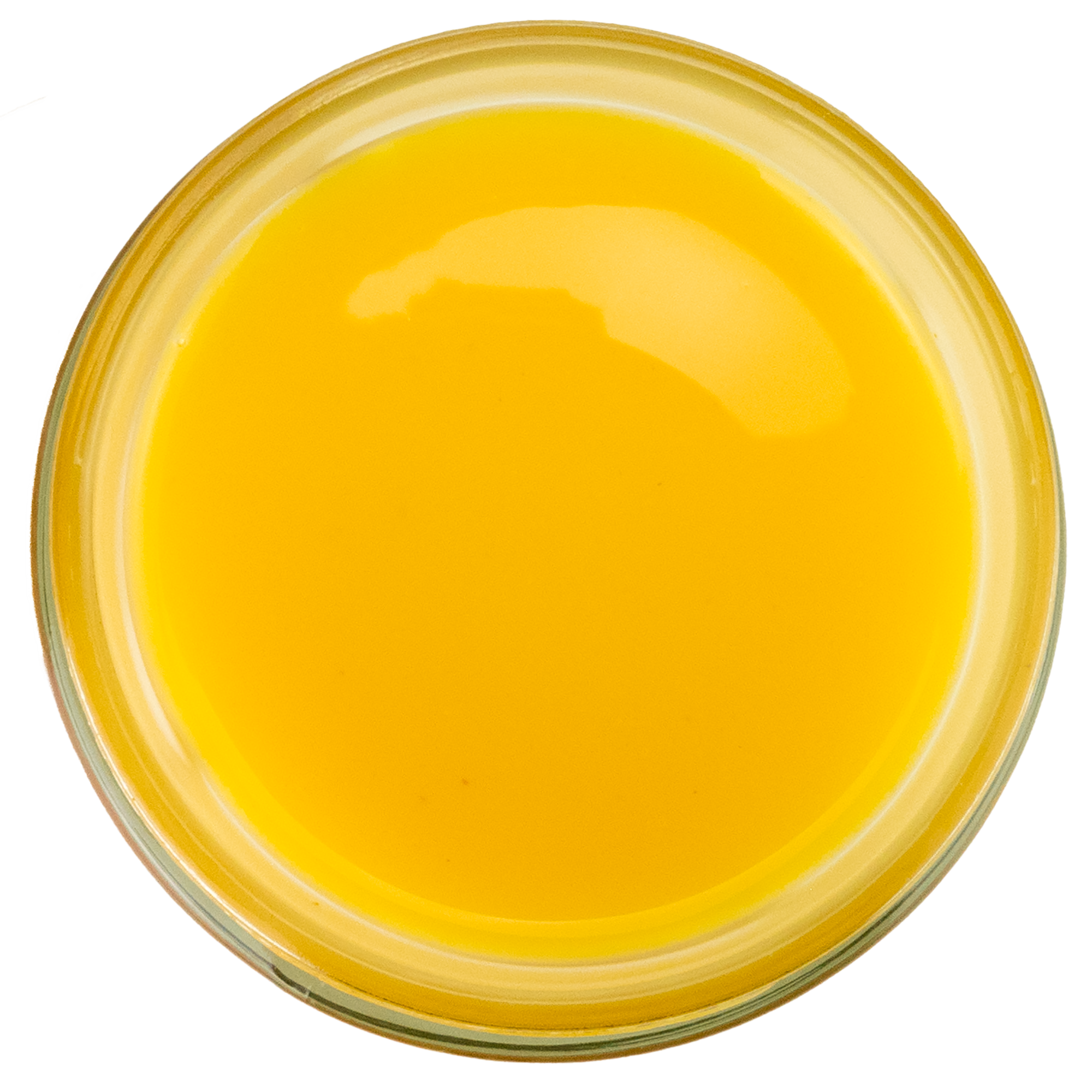 Leuchtend gelber, fruchtiger Eierlikör zum Löffeln