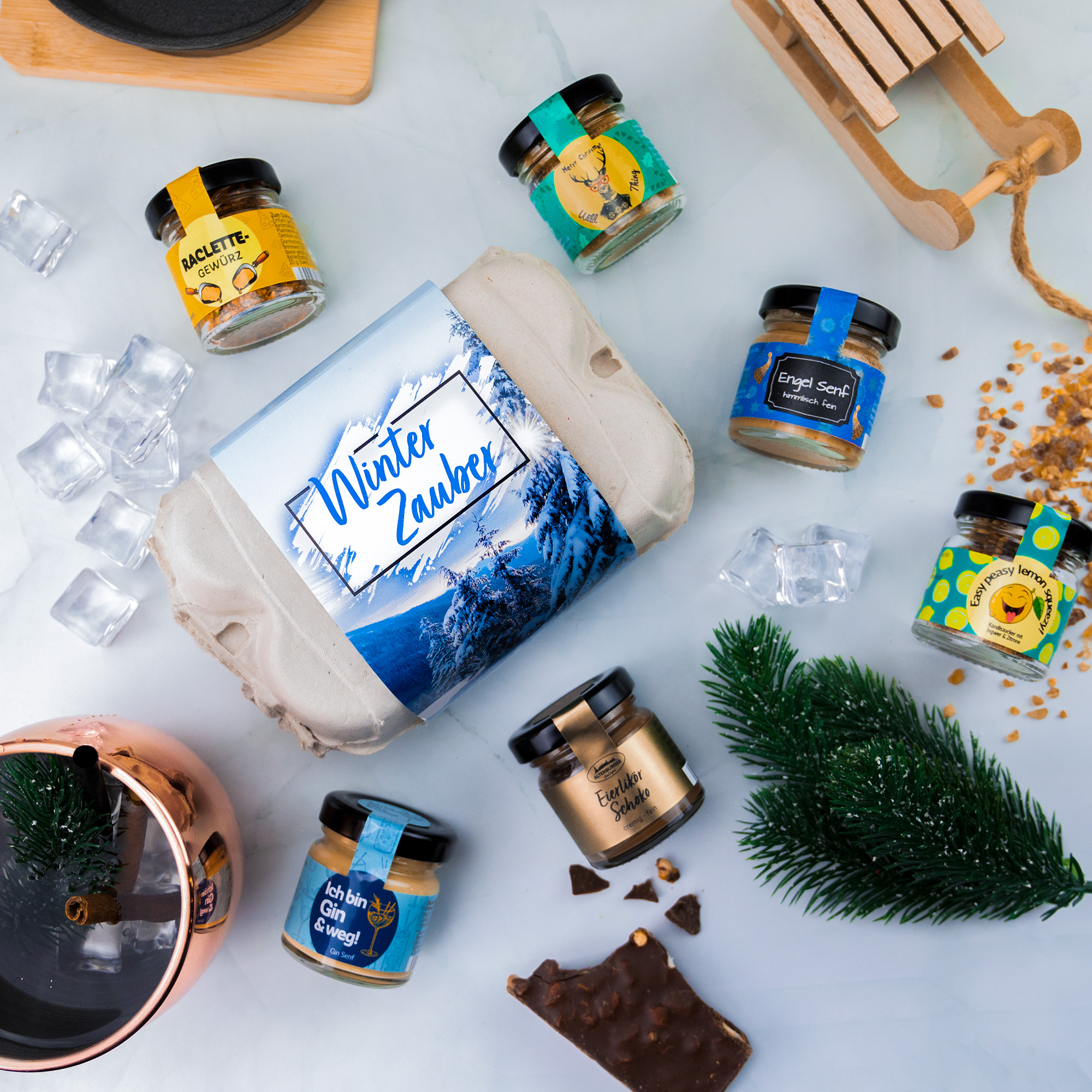 Winterzauber Geschenkset Mini Sixpack