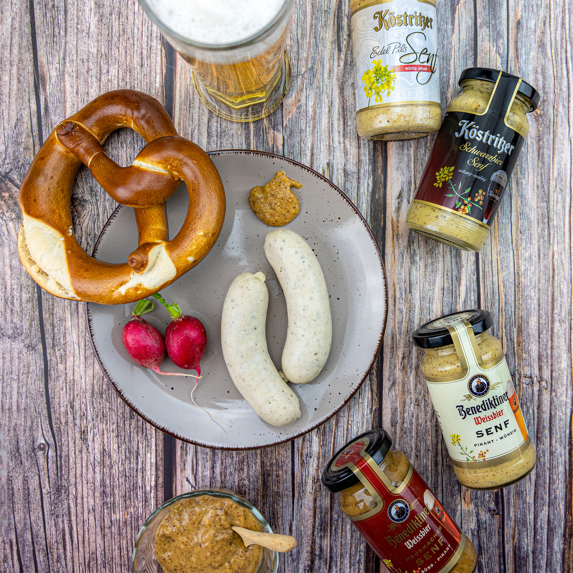 Bier-SenfsortenrQa8L8oqveB4d Köstritzer Senf und Benediktiner - Bier Senf für Wurst, Leberkäse, Weißwurst
