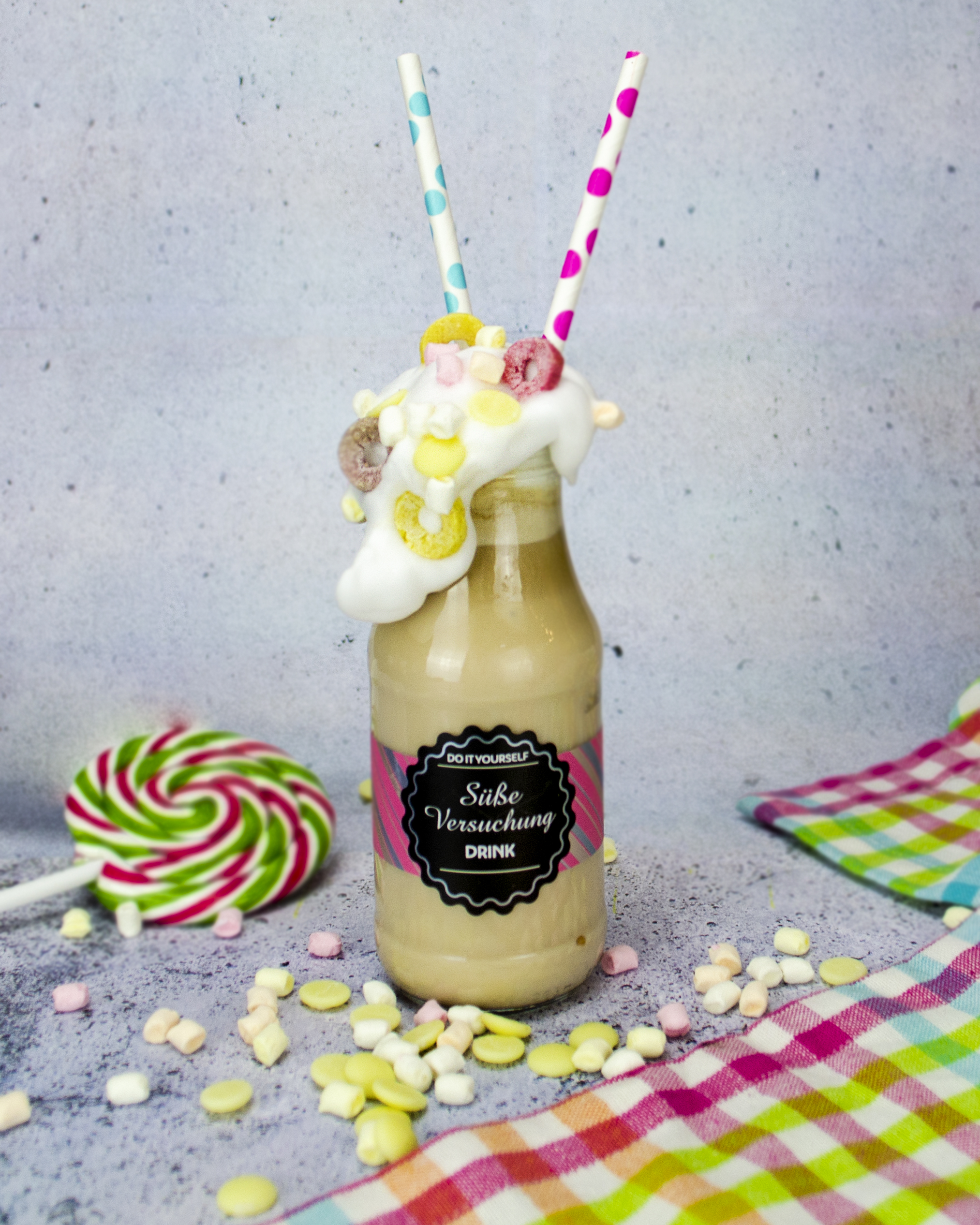Süße Versuchung Drink - Serviervorschlag