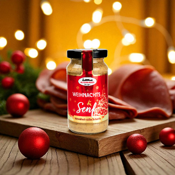 deko: weihnachtssenf deko: weihnachtssenf