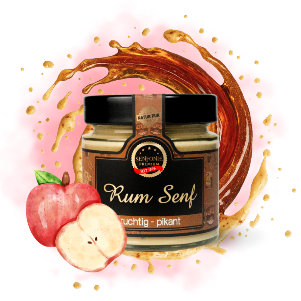 rum senf mit apfel