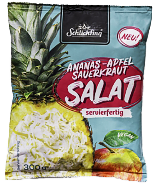 Ananas-Apfel-Sauerkraut Salat Schlichting