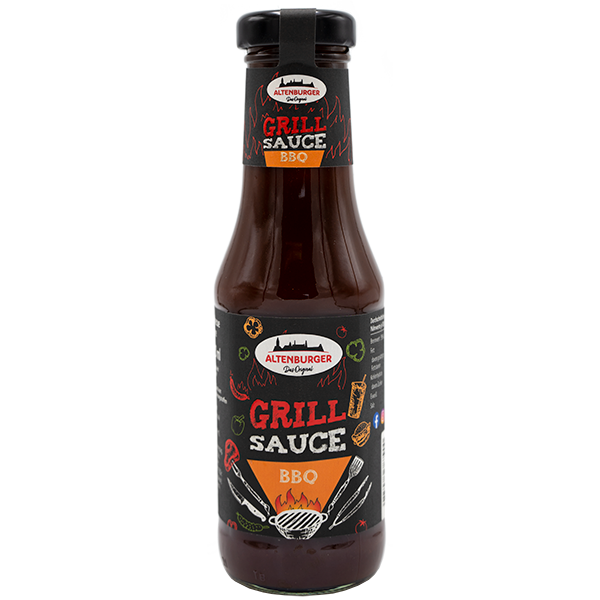 Grill Sauce BBQ rauchig würzig für Rippchen, Gehacktes und Steak