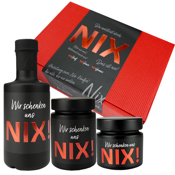NIX Box für alle, die sich nix schenken wollen!