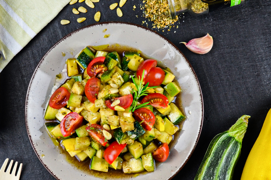 Zucchini Salat mit Feigen Balsamico | Rezepte | Senf.de
