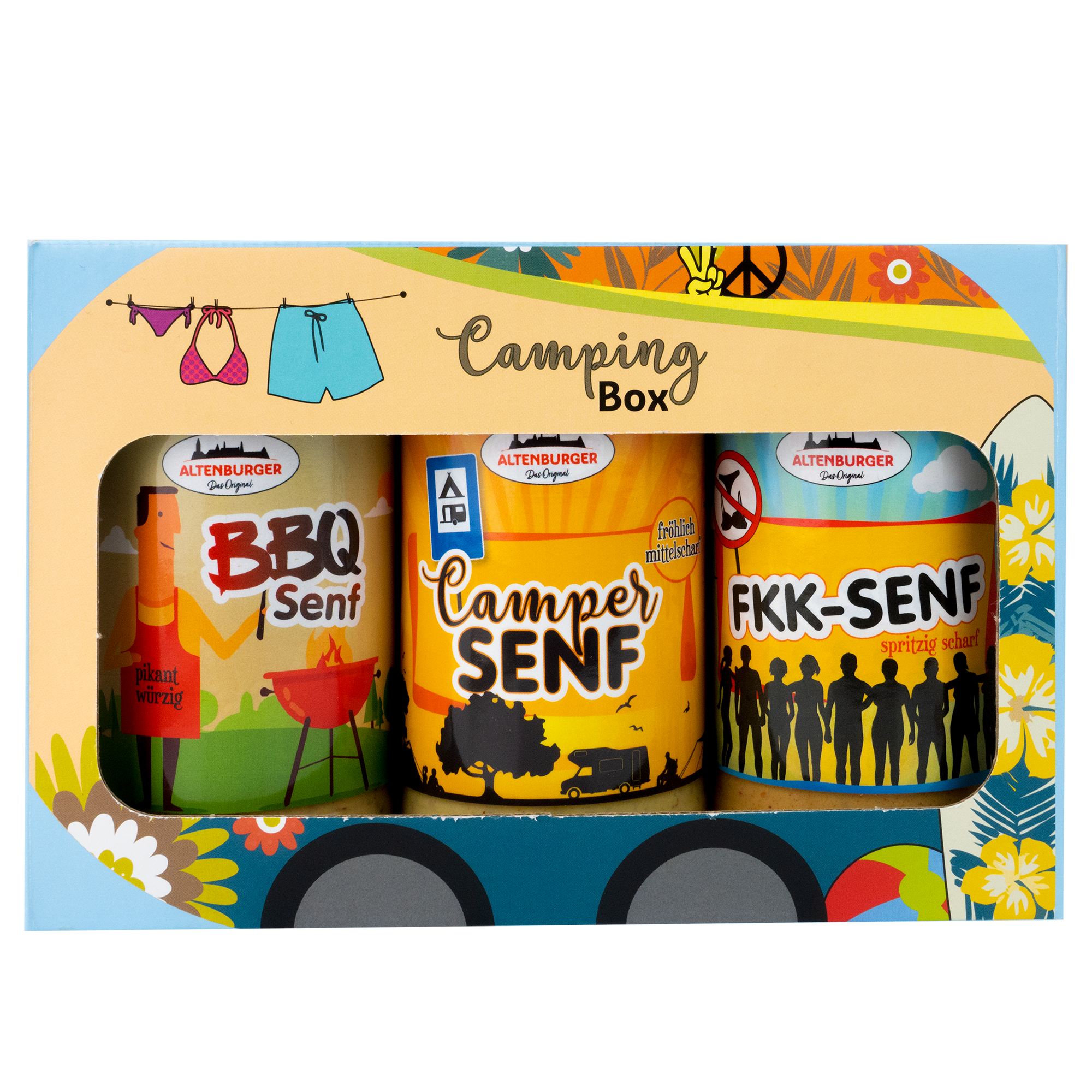 Senf Geschenkset - Campingbox