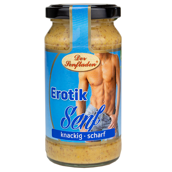 Erotik Senf "Mann" - Süß scharfer Senf für kulinarische Stunden