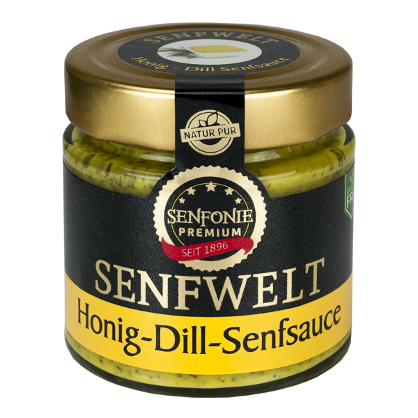 Honig Dill Senfsauce - Premiumsenf verfeinert mit Honig und Dill