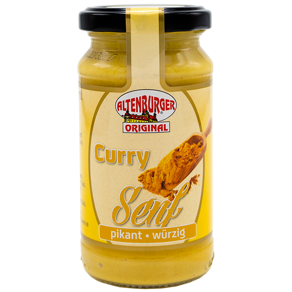 Curry Senf Mittelscharfer Senf mit würziger Currynote